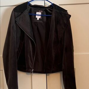 Lauren Conrad Dark Brown Moto Jacket
